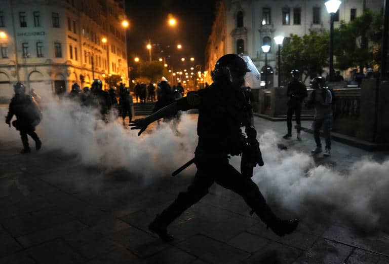 Protestas en peru