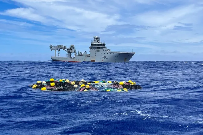 Drogas encontrado en el pacifico