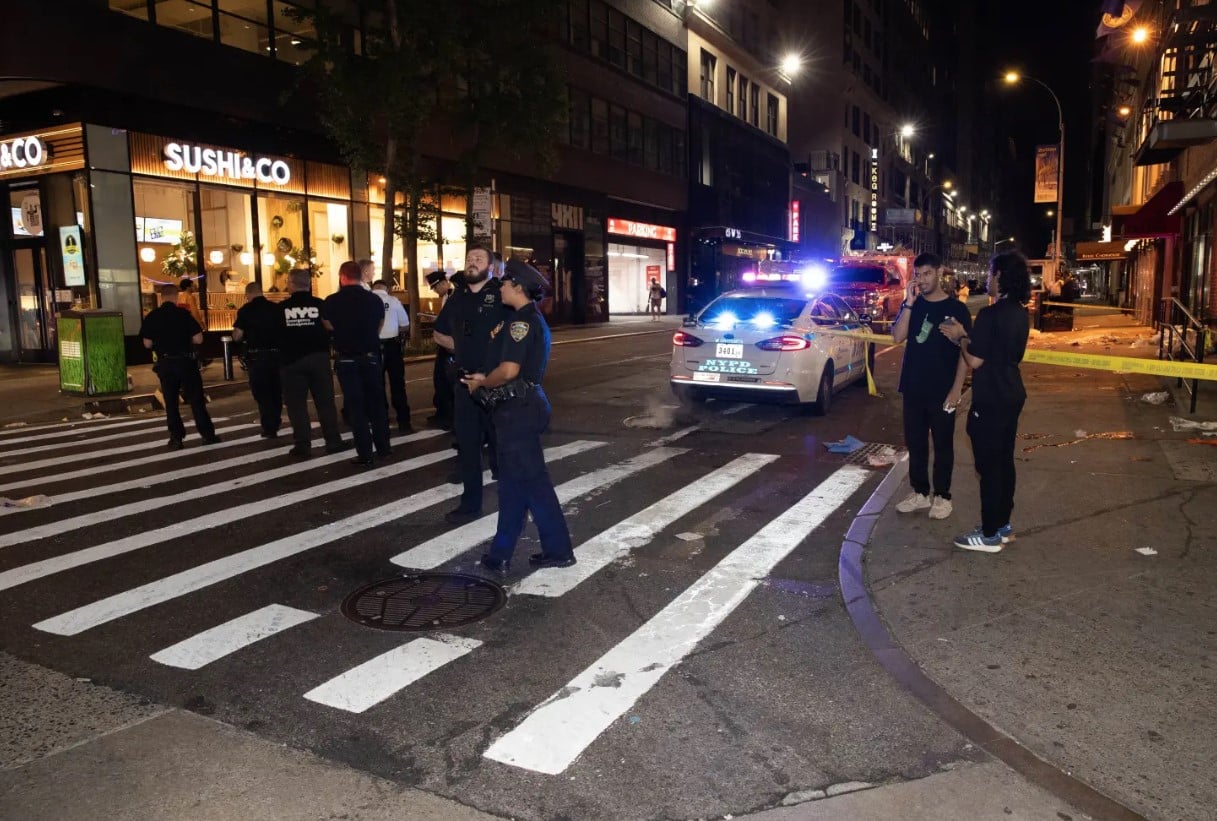 Policia en Nueva York en Midtown