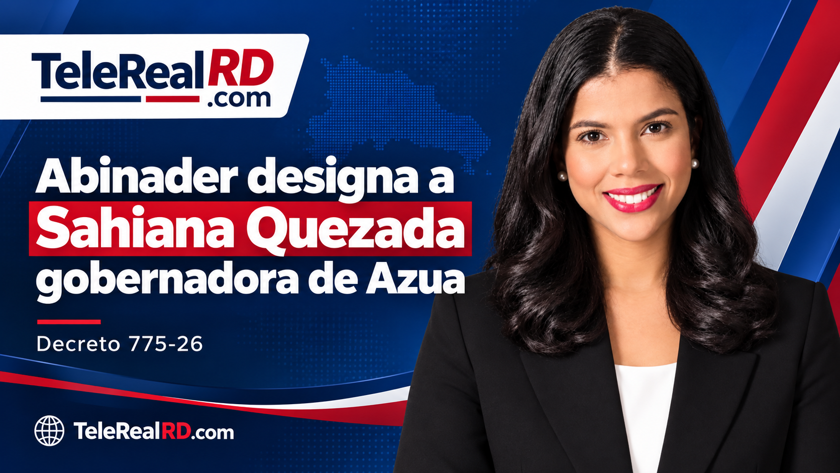 Luis Abinader nombra a Sahiana Licelot Quezada Melo como nueva gobernadora de Azua